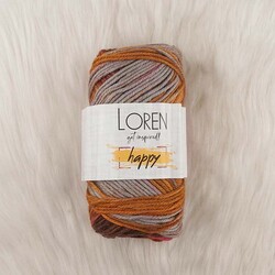 LOREN HAPPY HAND KNITTING YARN 100 GR.170 M. - Thumbnail