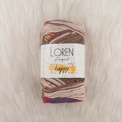 LOREN HAPPY HAND KNITTING YARN 100 GR.170 M. - Thumbnail