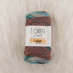 LOREN HAPPY HAND KNITTING YARN 100 GR.170 M. - Thumbnail