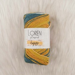 LOREN HAPPY HAND KNITTING YARN 100 GR.170 M. - Thumbnail