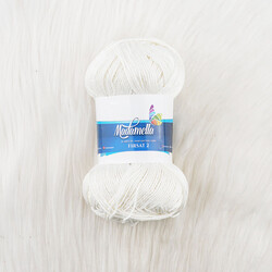 Madamella - MADAMELLA BAMBU ÖRGÜ İPİ 100 GR KREM