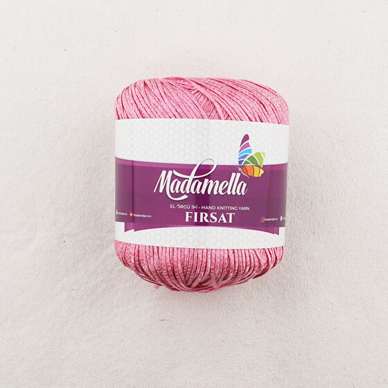 MADAMELLA FLOŞ ÖRGÜ İPİ PEMBE 50 GR