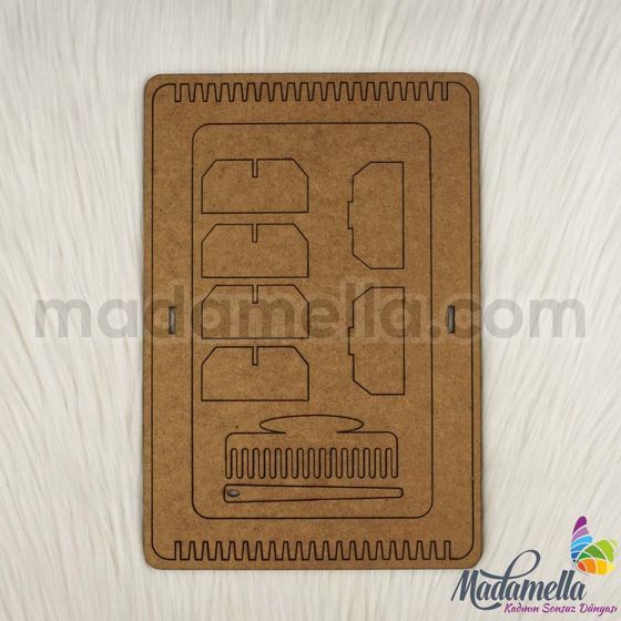 MADAMELLA HALI DOKUMA TEZGAHI 19*28 CM TAMAMLAYICI ÜRÜNLER, ÖRGÜ