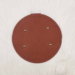 MADAMELLA LEATHER BAG BASE ROUND 23 CM. - Thumbnail