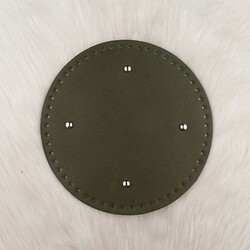 MADAMELLA LEATHER BAG BASE ROUND 23 CM. - Thumbnail