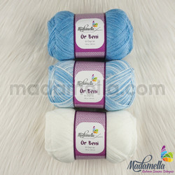 MADAMELLA KNIT ME KNITTING YARN 3-PACK 300 gr 150mt - Thumbnail