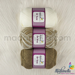 MADAMELLA KNIT ME KNITTING YARN 3-PACK 300 gr 150mt - Thumbnail