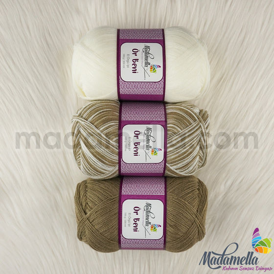 MADAMELLA KNIT ME KNITTING YARN 3-PACK 300 gr 150mt