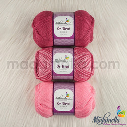 MADAMELLA KNIT ME KNITTING YARN 3-PACK 300 gr 150mt - Thumbnail