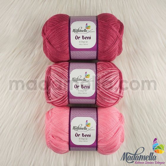 MADAMELLA KNIT ME KNITTING YARN 3-PACK 300 gr 150mt