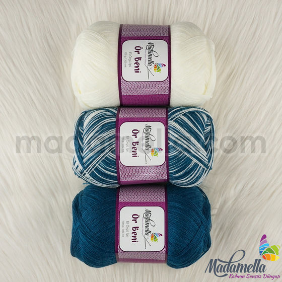 MADAMELLA KNIT ME KNITTING YARN 3-PACK 300 gr 150mt