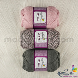 MADAMELLA KNIT ME KNITTING YARN 3-PACK 300 gr 150mt - Thumbnail