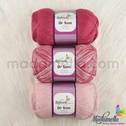 MADAMELLA KNIT ME KNITTING YARN 3-PACK 300 gr 150mt - Thumbnail