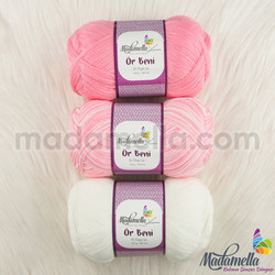 MADAMELLA KNIT ME KNITTING YARN 3-PACK 300 gr 150mt - Thumbnail