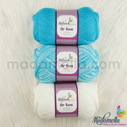 MADAMELLA KNIT ME KNITTING YARN 3-PACK 300 gr 150mt - Thumbnail