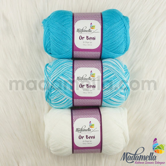 MADAMELLA KNIT ME KNITTING YARN 3-PACK 300 gr 150mt