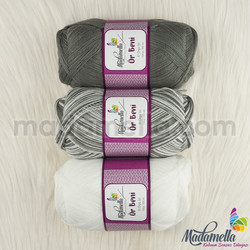 MADAMELLA KNIT ME KNITTING YARN 3-PACK 300 gr 150mt - Thumbnail