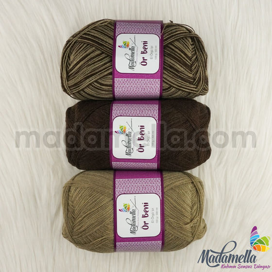 MADAMELLA KNIT ME KNITTING YARN 3-PACK 300 gr 150mt