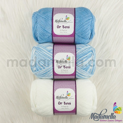 MADAMELLA KNIT ME KNITTING YARN 3-PACK 300 gr 150mt - Thumbnail