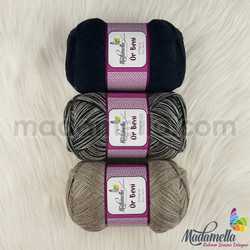 MADAMELLA KNIT ME KNITTING YARN 3-PACK 300 gr 150mt - Thumbnail