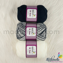 MADAMELLA KNIT ME KNITTING YARN 3-PACK 300 gr 150mt - Thumbnail