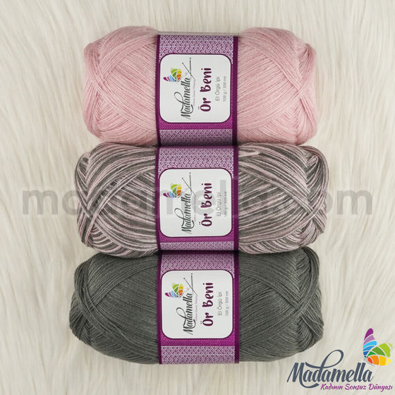 MADAMELLA KNIT ME KNITTING YARN 3-PACK 300 gr 150mt