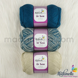 MADAMELLA KNIT ME KNITTING YARN 3-PACK 300 gr 150mt - Thumbnail