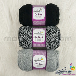 MADAMELLA KNIT ME KNITTING YARN 3-PACK 300 gr 150mt - Thumbnail