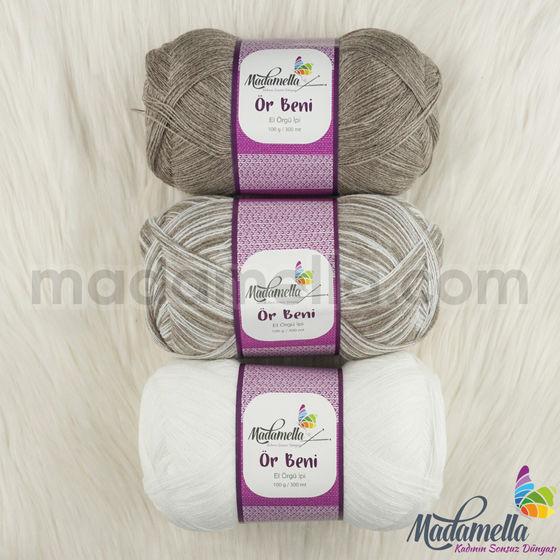 MADAMELLA KNIT ME KNITTING YARN 3-PACK 300 gr 150mt