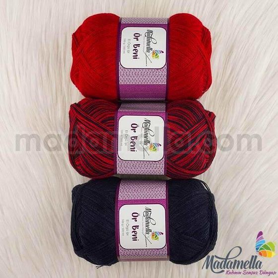 MADAMELLA KNIT ME KNITTING YARN 3-PACK 300 gr 150mt