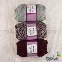 MADAMELLA KNIT ME KNITTING YARN 3-PACK 300 gr 150mt - Thumbnail