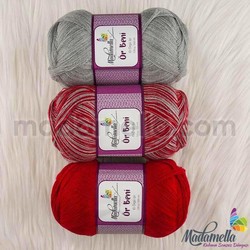 MADAMELLA KNIT ME KNITTING YARN 3-PACK 300 gr 150mt - Thumbnail