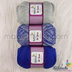 MADAMELLA KNIT ME KNITTING YARN 3-PACK 300 gr 150mt - Thumbnail