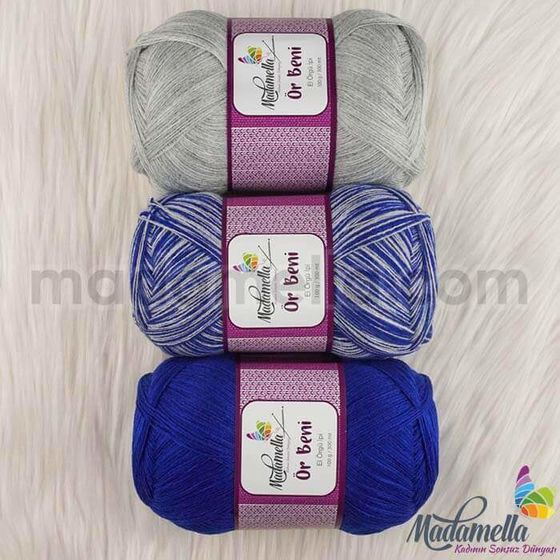 MADAMELLA KNIT ME KNITTING YARN 3-PACK 300 gr 150mt