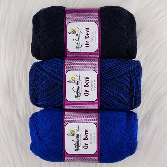 MADAMELLA KNIT ME KNITTING YARN 3-PACK 300 gr 150mt