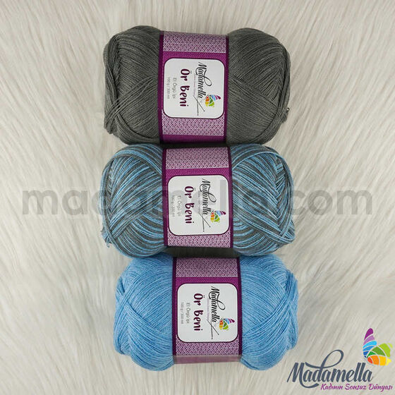 MADAMELLA KNIT ME KNITTING YARN 3-PACK 300 gr 150mt