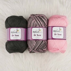 MADAMELLA KNIT ME KNITTING YARN 3-PACK 300 gr 150mt - Thumbnail