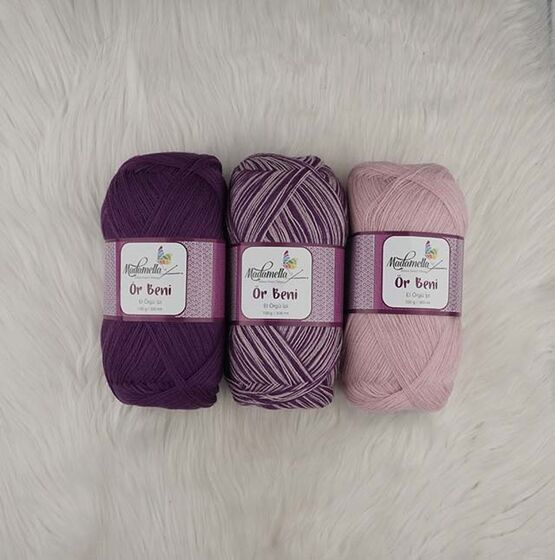 MADAMELLA KNIT ME KNITTING YARN 3-PACK 300 gr 150mt