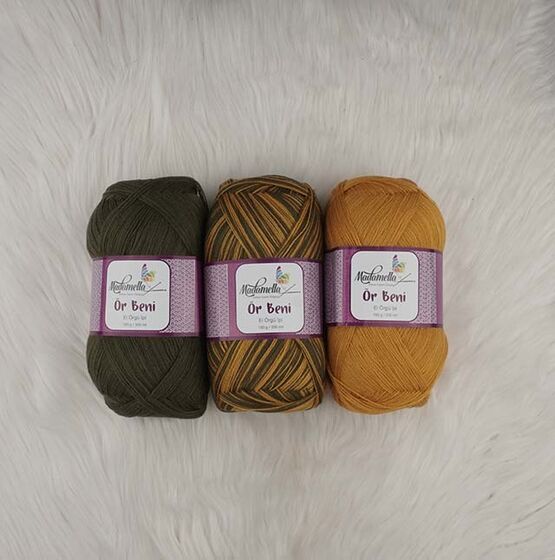 MADAMELLA KNIT ME KNITTING YARN 3-PACK 300 gr 150mt