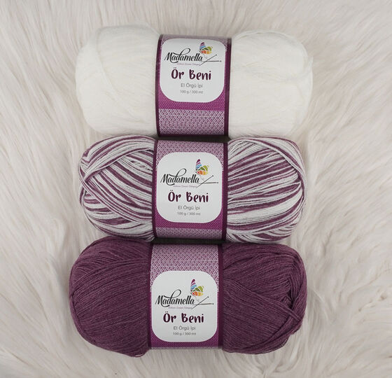 MADAMELLA KNIT ME KNITTING YARN 3-PACK 300 gr 150mt