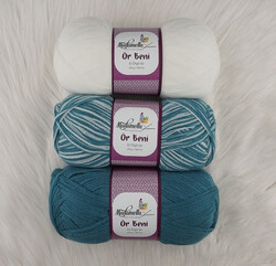 MADAMELLA KNIT ME KNITTING YARN 3-PACK 300 gr 150mt - Thumbnail