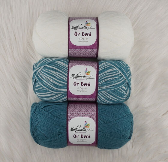 MADAMELLA KNIT ME KNITTING YARN 3-PACK 300 gr 150mt