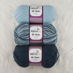 MADAMELLA KNIT ME KNITTING YARN 3-PACK 300 gr 150mt - Thumbnail