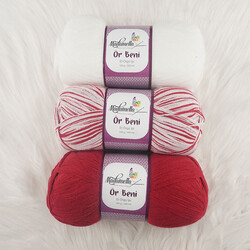 MADAMELLA KNIT ME KNITTING YARN 3-PACK 300 gr 150mt - Thumbnail