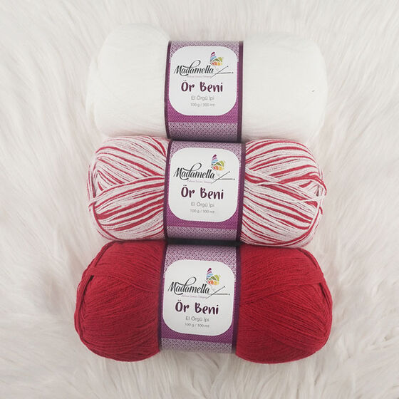 MADAMELLA KNIT ME KNITTING YARN 3-PACK 300 gr 150mt