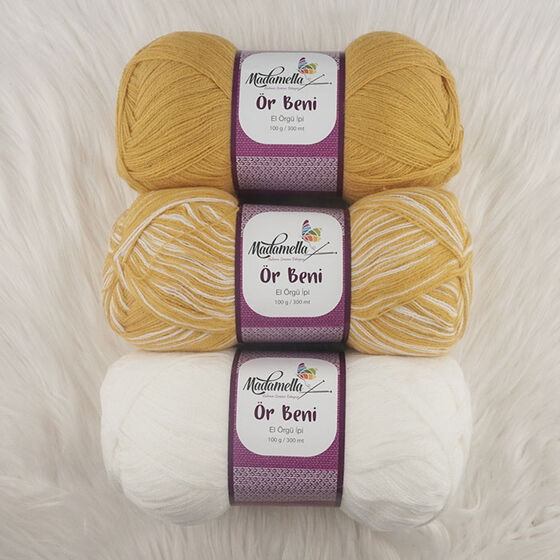 MADAMELLA KNIT ME KNITTING YARN 3-PACK 300 gr 150mt