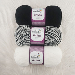 MADAMELLA KNIT ME KNITTING YARN 3-PACK 300 gr 150mt - Thumbnail