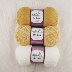 MADAMELLA KNIT ME KNITTING YARN 3-PACK 300 gr 150mt - Thumbnail