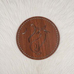 MADAMELLA WOODEN CARVED BAG SIDE - Thumbnail