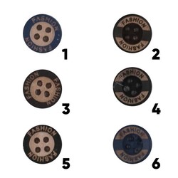 MADAMELLA WOODEN LASER SHIRT BUTTON 1 - Thumbnail